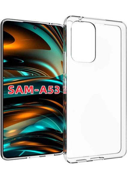 Samsung Galaxy A53 5g ile Uyumlu Kapak Kamera Korumalı Süper Silikon ile Uyumlu Kılıf