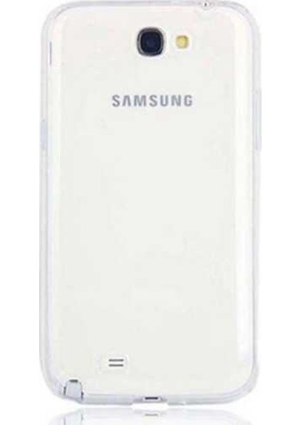 Case World Samsung Galaxy Note 2 Kapak Kamera Korumalı Süper Silikon Kılıf