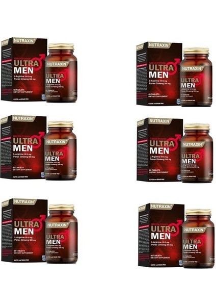 Şeker Içermeyen Ultra Men 60 Tablet*6