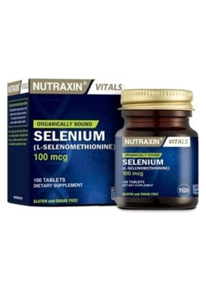 Selenyum 100 Mcg 100 Tablet