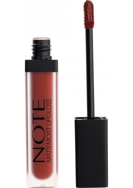 Mattemoist Lipgloss Yarı Mat Saten Bitişli Likit Ruj 408 Femme Fatale - Bordo