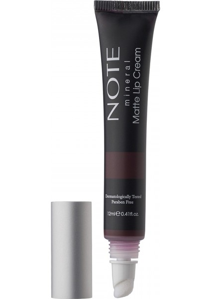 Mineral Matte Lip Cream Yarı Mat Bitişli Likit Ruj 08 Queen of Night - Mor