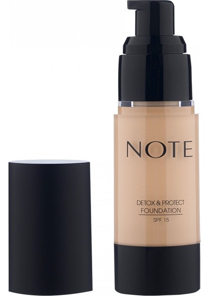 Note Detox & Protect Fondöten Canlandırıcı Etki 01 Beige