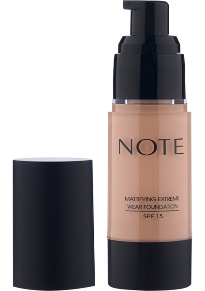 Mattifying Extreme Wear Mat Bitişli SPF 15 Kapatıcı Fondöten 112