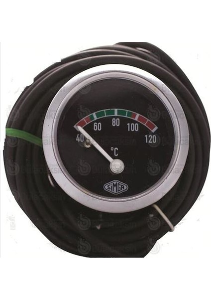 Simga 52 mm 2 Metre Yeşil Hararet Saati Traktör Için