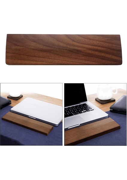 Klavye Tutucu Ahşap El Pad Bilek Dinlenme Palmiye Dinlenme Ofis Çalışan Gamer S Brown Için (Yurt Dışından)
