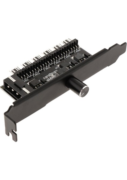 4-Pin Güç Pcı Pwm 6-Kanal Bilgisayar Pc Soğutma Fanı Hız Kontrol Cihazı Hub (Yurt Dışından)