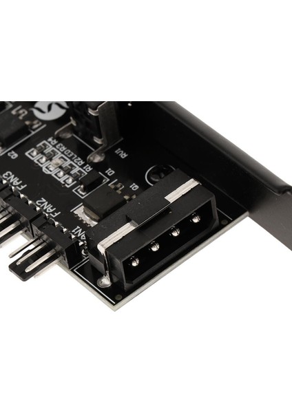 4-Pin Güç Pcı Pwm 6-Kanal Bilgisayar Pc Soğutma Fanı Hız Kontrol Cihazı Hub (Yurt Dışından)