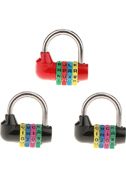 3 Kadran Kombinasyonu Kilidi ile Seyahat Bavul Asma Kilit (Yurt Dışından)