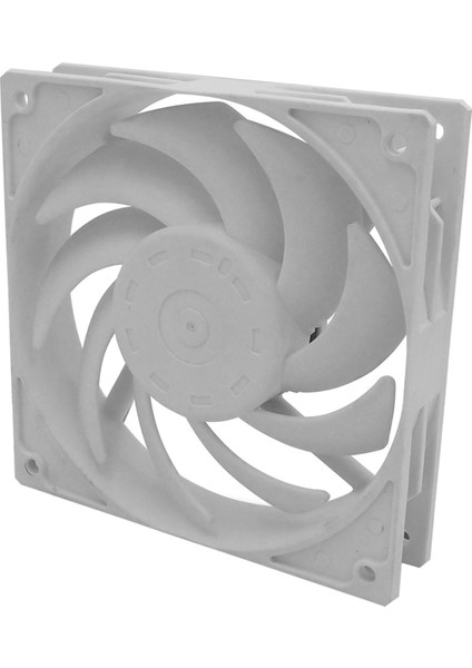 Soğutma Fanları 12 cm / 120MM Yüksek Hava Akımı 12 V Pc Bilgisayar Için Sıvı Radyatör Beyaz (Yurt Dışından)