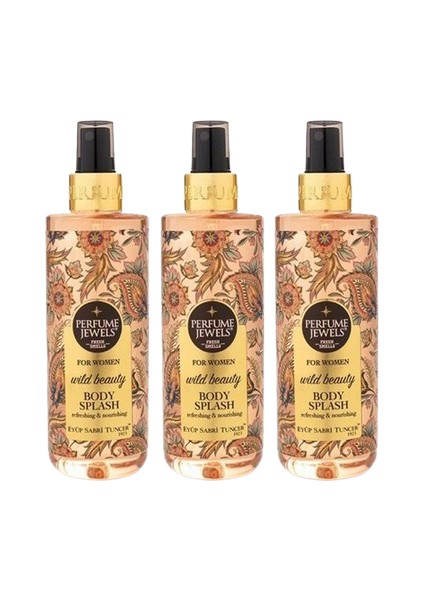 Pj Body Splash Wild Beauty 250 Ml 3' Lü Paket