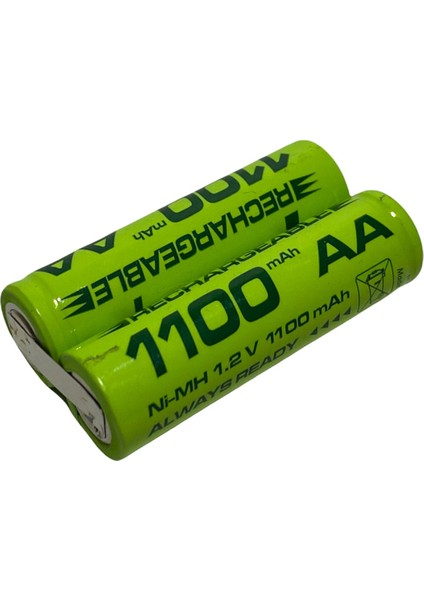 Moser 1854 Tıraş Makinesi Için 2.4V 1100MAH Aa Pilli Şarjlı Pil modelleri