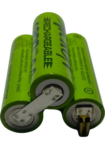 Wahl Moser Ermila 1871 Traş Makinesi Için 3.6V 1800MAH Aa Pilli Şarjlı Pil modelleri