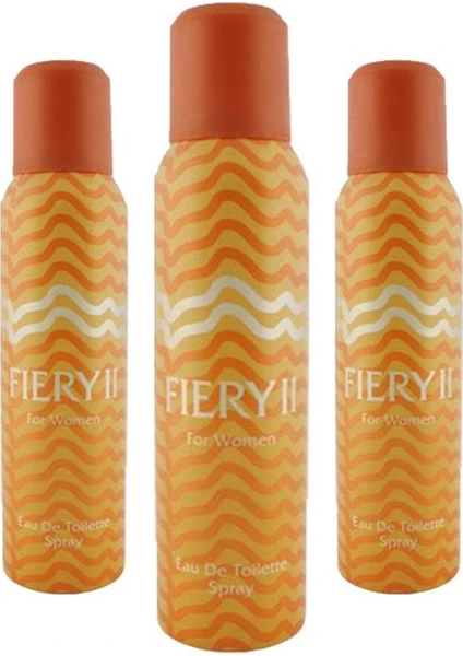 Fiery Exclusive Deo Sprey 150 Ml Kadın X3