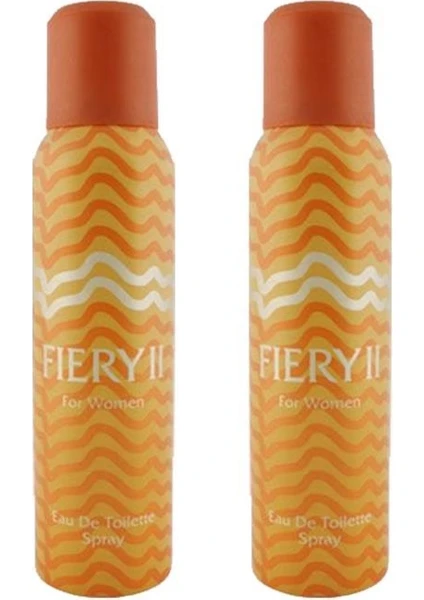 Fiery Exclusive Deo Sprey 150 Ml Kadın X2