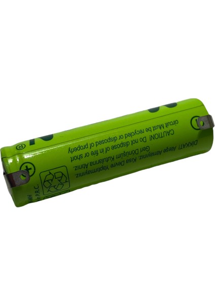 1.2 V Tıraş Makinesi Pili (Bataryası) 1800 Mah Aa Kalem Pilden, Puntalı
