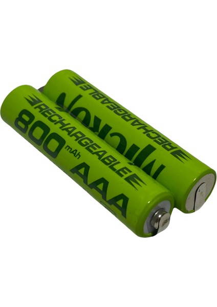 2.4 V Tıraş Makinesi Pili Bataryası 800 Mah Aaa Ince Pilden, Puntalı modelleri