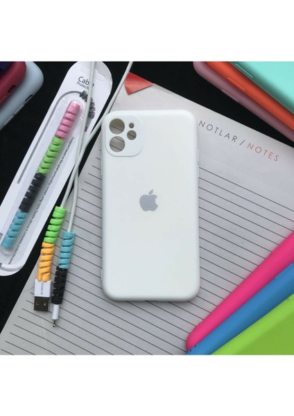 Apple iPhone 11 Kamera Korumalı Kılıf Logolu Lansman Kılıf