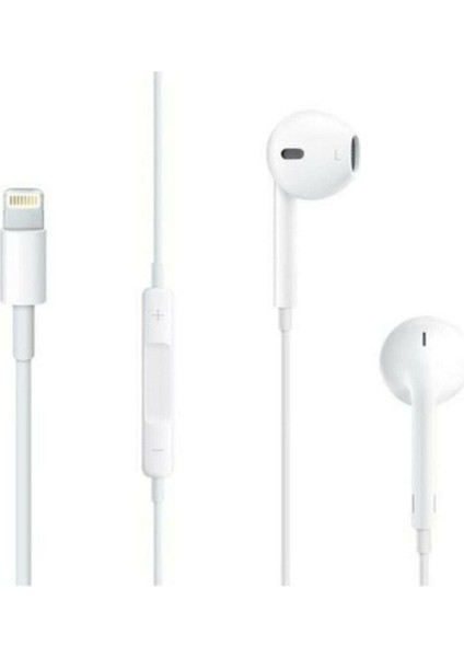 Apple iPhone 11 Kulaklık Lightning Konnektörlü Bluetooth Özellikli Kulaklık Beyaz