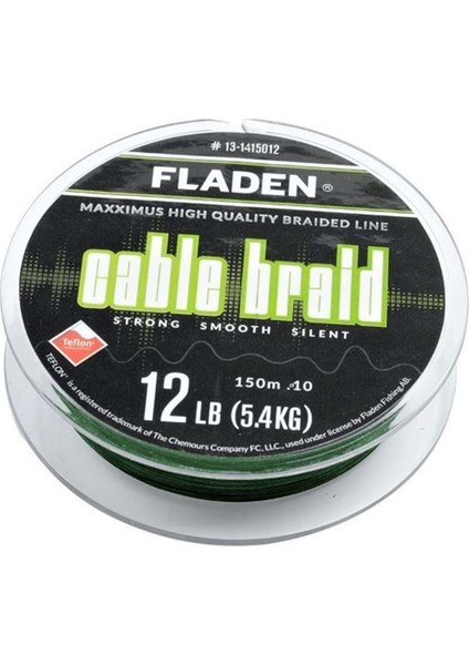 Maxximus Cable Braid 150M Yeşil Ip Misina - 018 mm