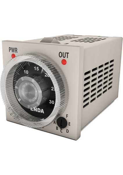 ATP4-UV-S08-30 Multi Fonksiyonlu Analog Zaman Rölesi Scala/0...30 90-250V Ac 50/60Hz Enda | ATP4-S08-UV-30 Muadili