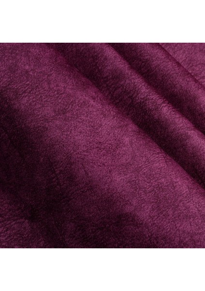Mürdüm Dallas Nubuk Örme Kadife Döşemelik Kumaş