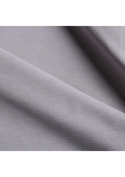 Gri Dokuma Kadife Şönil Döşemelik Düz Renk Kumaş