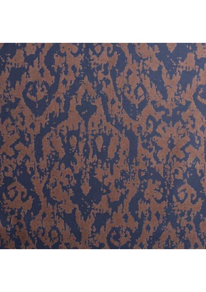 Modern Damask Desenli Dijital Baskılı Süet Kumaş