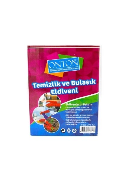 Temizlik ve Bulaşık Eldiveni xl Beden (30'lu Paket)