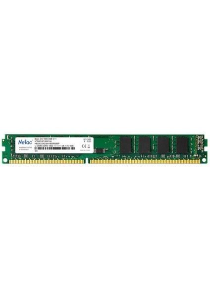 Basic 4gb 1600MHZ Ddr3 CL11 NTBSD3P16SP-04