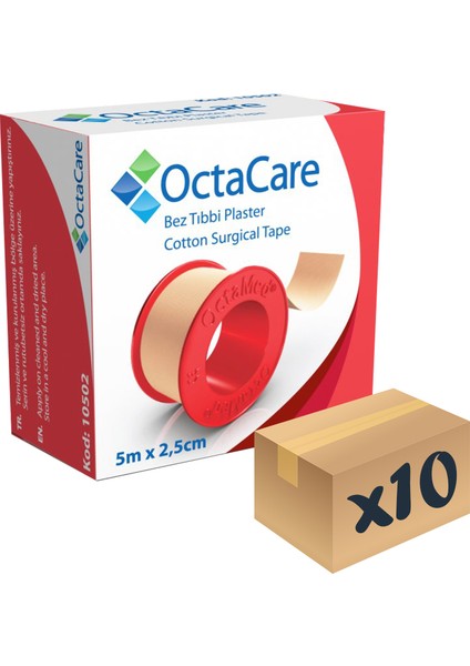 Bez Tıbbi Plaster 10 Adet 5m x 2,5cm