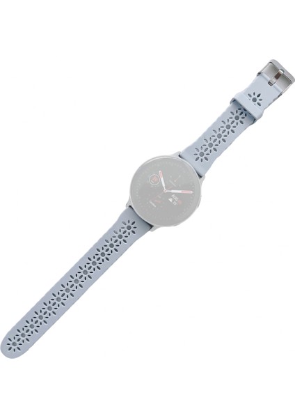 Samsung Galaxy Watch4 Classic 46Mm Için Silikon Kayış Gri (Yurt Dışından)