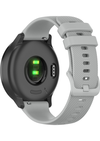 Samsung Gear S3 Classic Için 22Mm Silikon Kayış Gri (Yurt Dışından)
