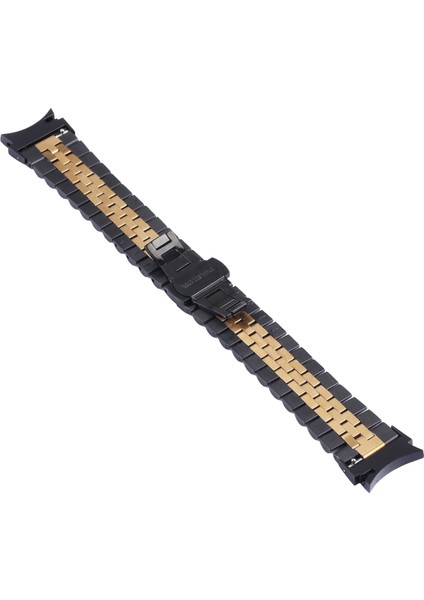 Samsung Galaxy Watch4 Için Paslanmaz Çelik Kayış 40Mm/44Mm Siyah Altın (Yurt Dışından) fiyatları
