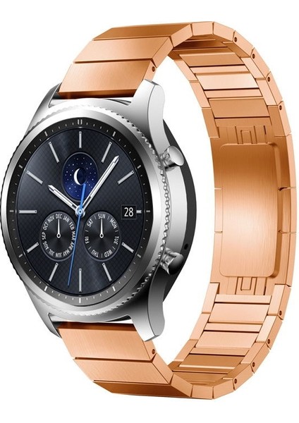 Huawei Watch 3, 3Pro, Gt2 Için 22Mm Tek Boncuklu Çelik Kordonlu Saat Altın Gül (Yurt Dışından) modelleri