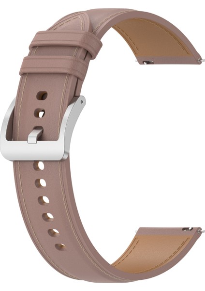Samsung Galaxy Watch 4 Için Baldır Dokusu Kordonlu Saat Pembe (Yurt Dışından)