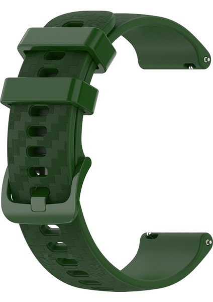 Samsung Galaxy Watch Active 2 Için 20Mm Silikon Kayış 40Mm / 44Mm Yeşil (Yurt Dışından)