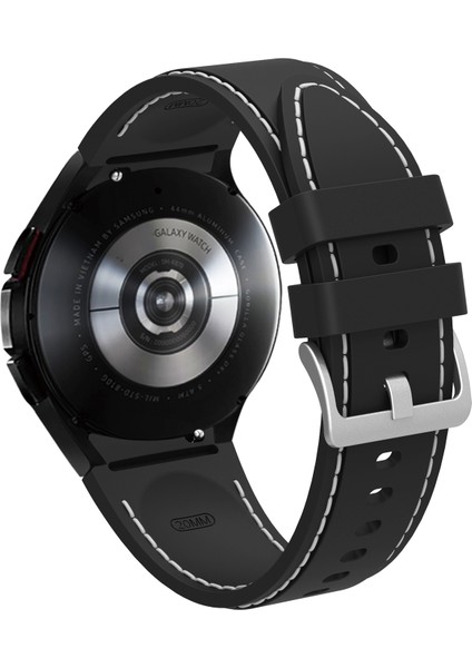 Samsung Galaxy Watch4 / Watch4 Classic Için Silikon Kayış Siyah Beyaz (Yurt Dışından) indirimleri