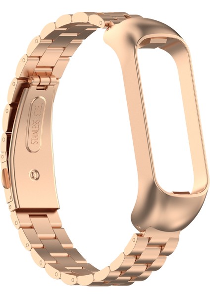 Samsung Galaxy Fit2 Sm-R220 Için Çelik Kayış Altın Gül (Yurt Dışından)