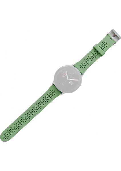 Samsung Galaxy Watch 3 41Mm Için Silikon Kayış Çim Yeşili (Yurt Dışından)