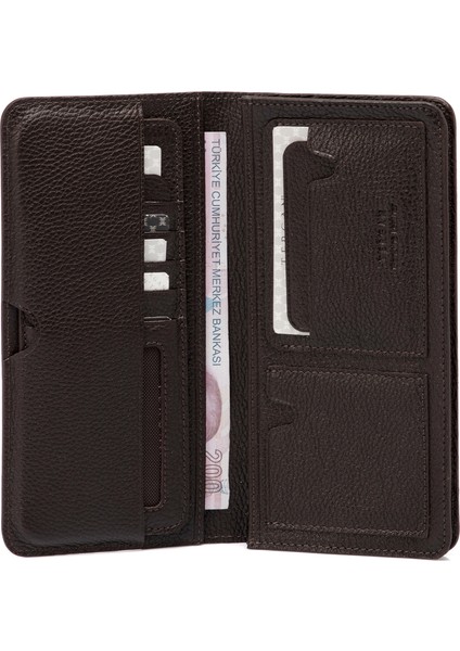 Kahve Deri Erkek Cüzdanı 01592A7P