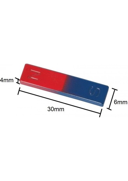 Çubuk Mıknatıs 30X6X4MM