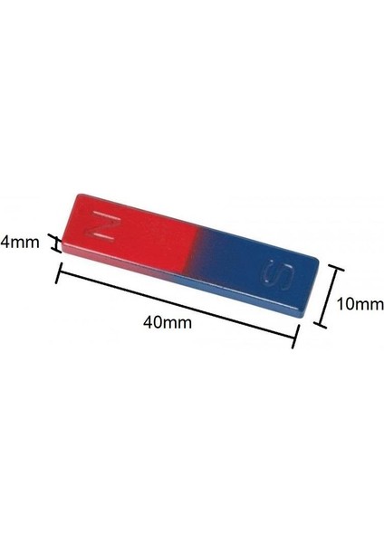 Çubuk Mıknatıs 40X10X4MM