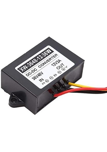 DC-DC 36-48den 12Va 3A Voltaj Düşürücü 36-48V to 12V Step Down