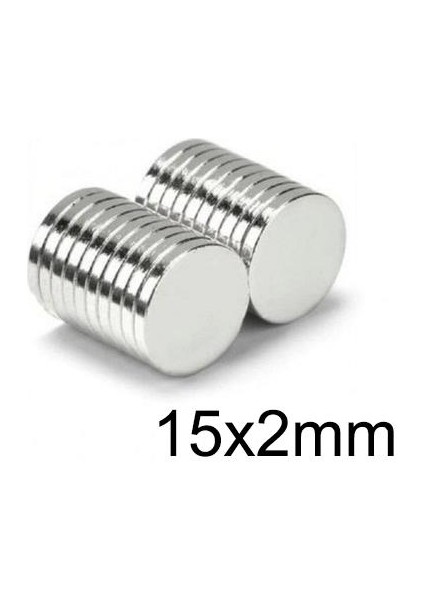 15X2MM Neodyum Güçlü Mıknatıs - Neodim Magnet