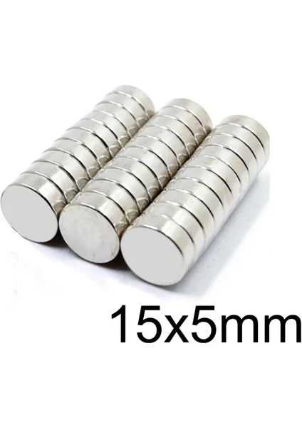 15X5MM Neodyum Güçlü Mıknatıs - Neodim Magnet