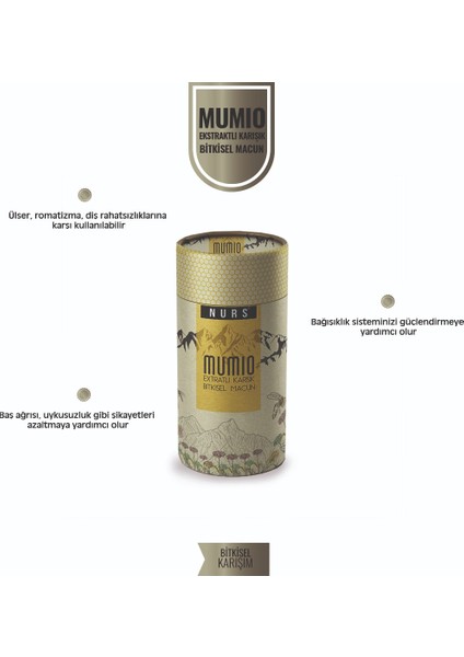 Shilajit Resin Mumio Mumijo Macun 240 gr (10 Günlük)