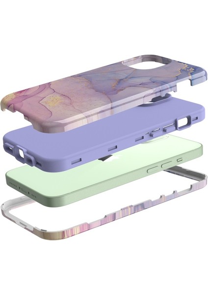Apple İphone 13 6.1 Inç Uyumlu Desen Baskı Yumuşak Tpu + Pc Telefon Kılıfı - Çok Renkli (Yurt Dışından) indirimleri