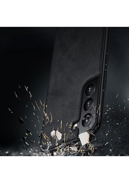 Galaxy S22 Için Su Geçirmez Pu Deri Kaplamalı Tpu + Pc Telefon Kılıfı - Siyah (Yurt Dışından) fiyatları