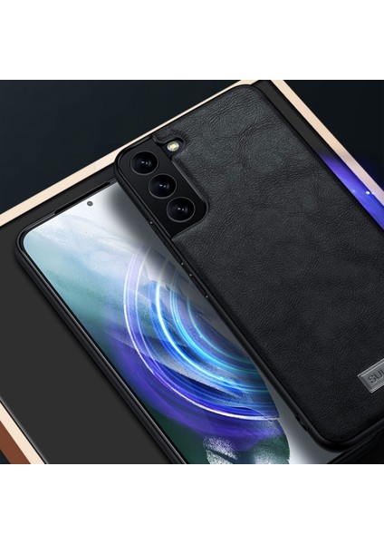 Galaxy S22 Için Su Geçirmez Pu Deri Kaplamalı Tpu + Pc Telefon Kılıfı - Siyah (Yurt Dışından) indirimleri